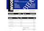 create a modern and professional invoice design